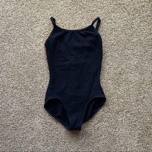 capezio black children’s leotard